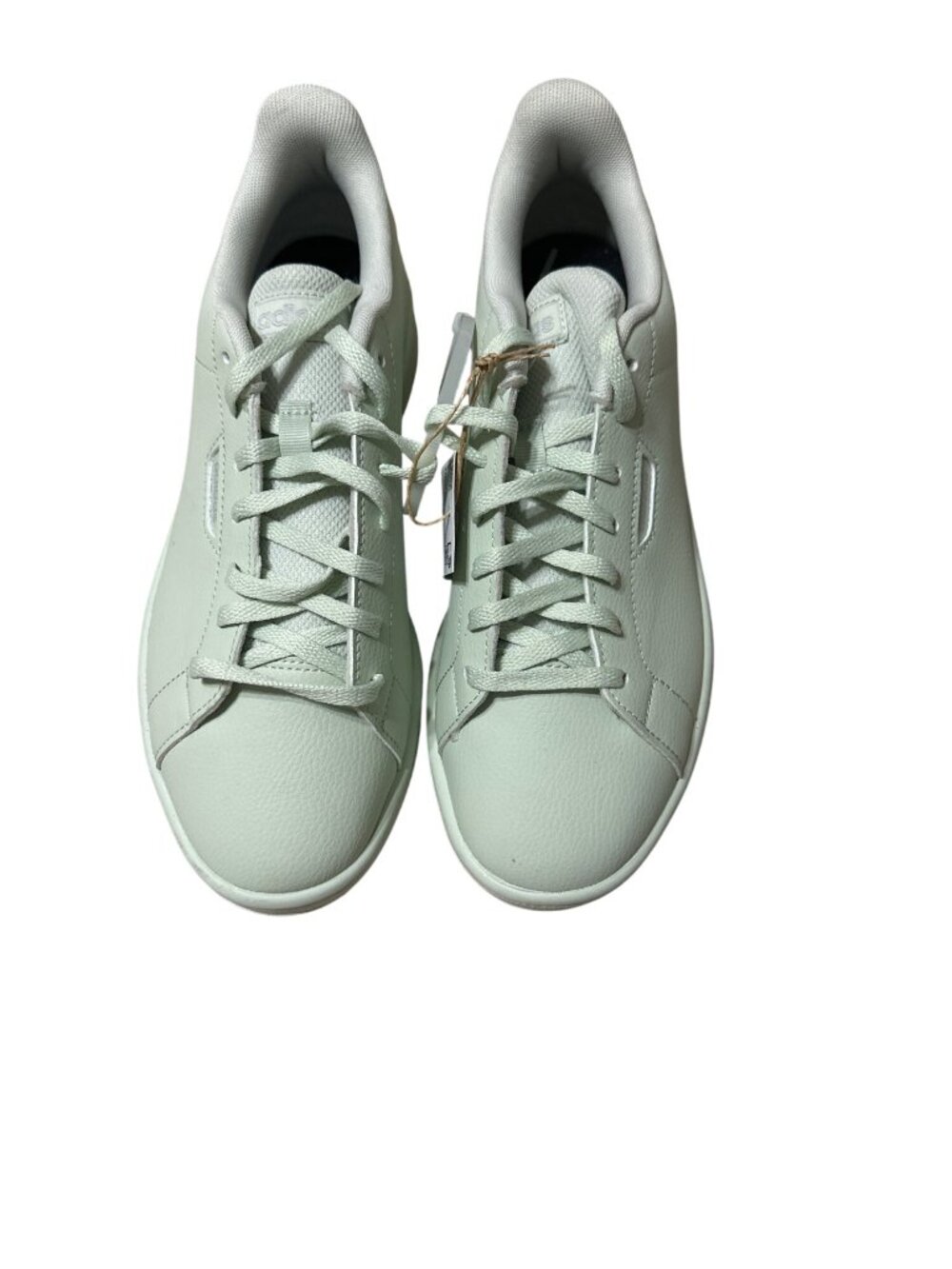 Adidas Size 8.5 Casual Advantage Lace Up Low Top Sneaker Shoes Mint Green - Picture 6 of 11